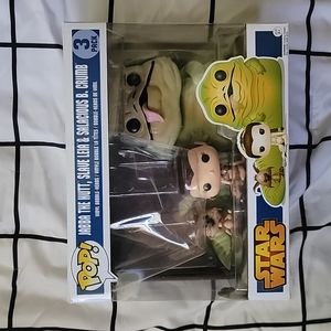 POP Jabba the Hutt, Slave Leia & Salacious B. Crumb